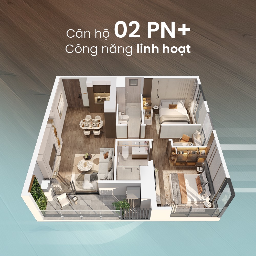 Căn hộ 2PN+